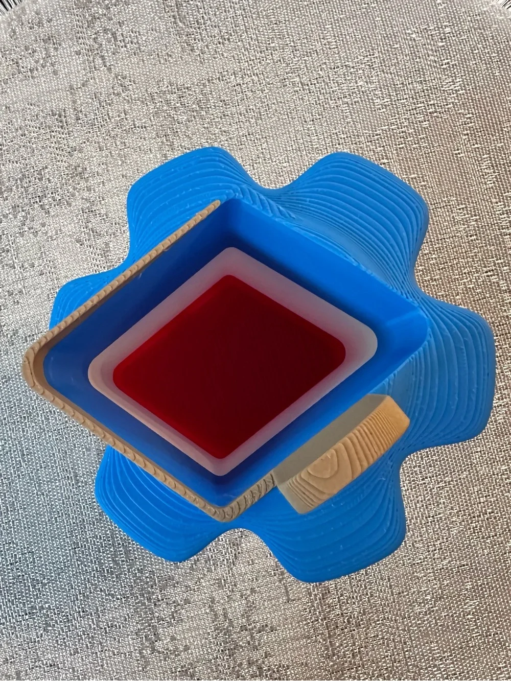 Patriotic Red, White, and Blue Popsicle Soap holder for Bath & Body Works